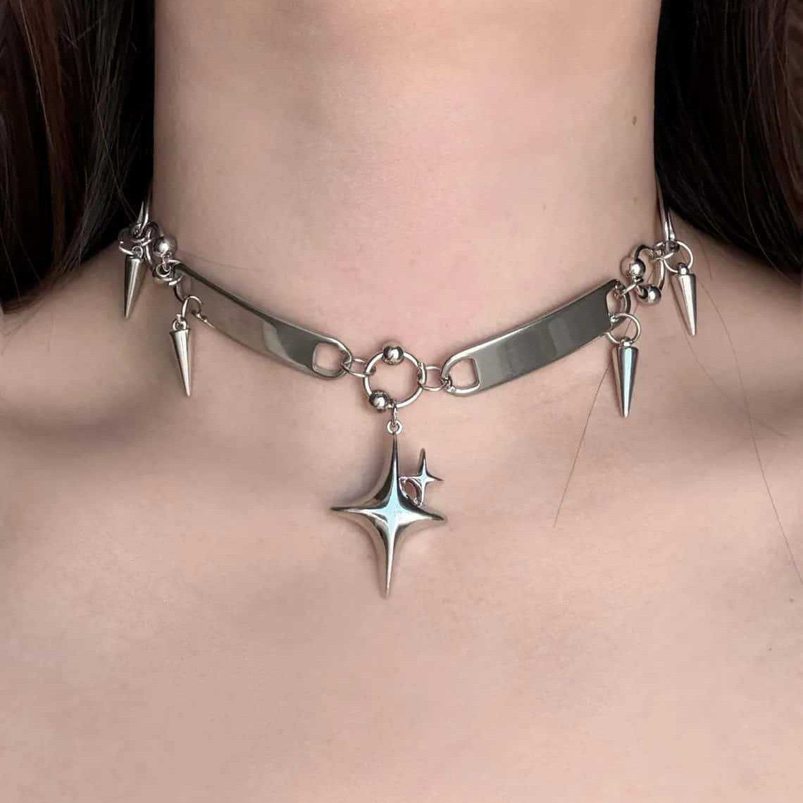 Y2K Necklace A Gothic Punk Style Statement